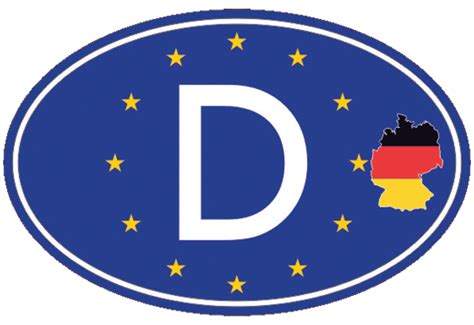 länderkennzeichen deutschland.